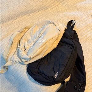 Adidas Black and Cream Men's Belt Bags